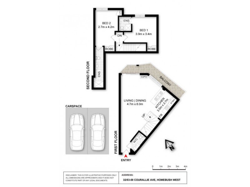 32/52-58 Courallie Avenue, Homebush West NSW 2140 Floorplan