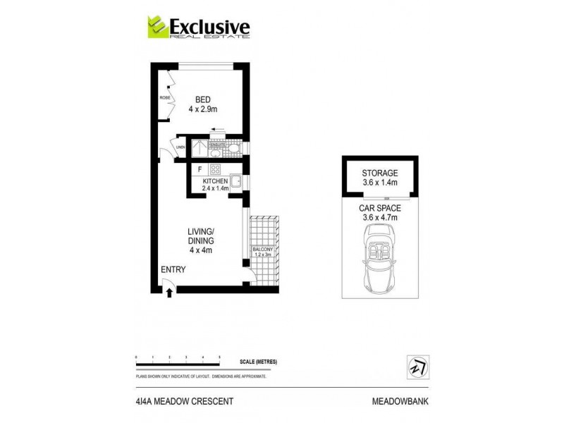 4/14A Meadow Crescent, Meadowbank NSW 2114 Floorplan
