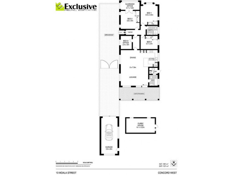 13 Moala Street, Concord West NSW 2138 Floorplan