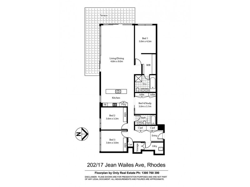 17 Jean Wailes Avenue, Rhodes NSW 2138 Floorplan