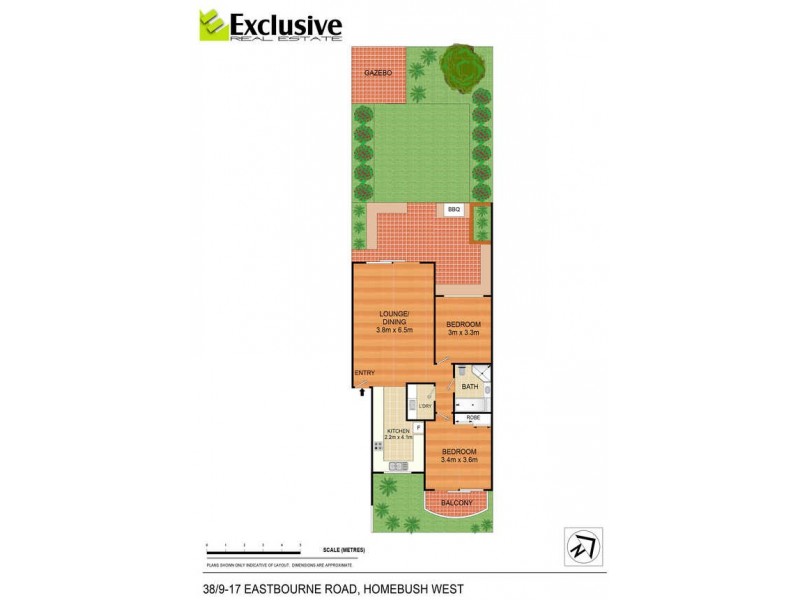 38/9-17 Eastbourne Road, Homebush West NSW 2140 Floorplan