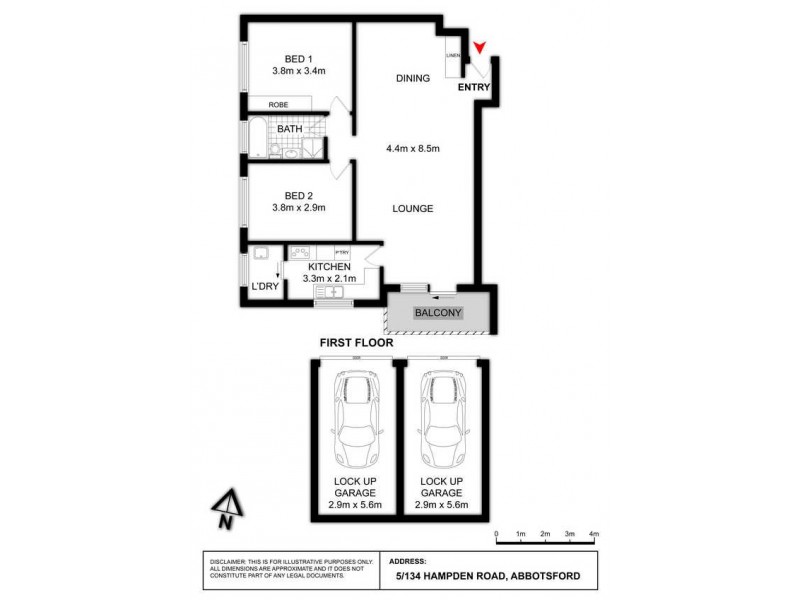 5/134 Hampden Road, Abbotsford NSW 2046 Floorplan