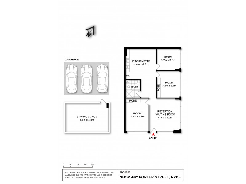 44/2 Porter Street, Ryde NSW 2112 Floorplan