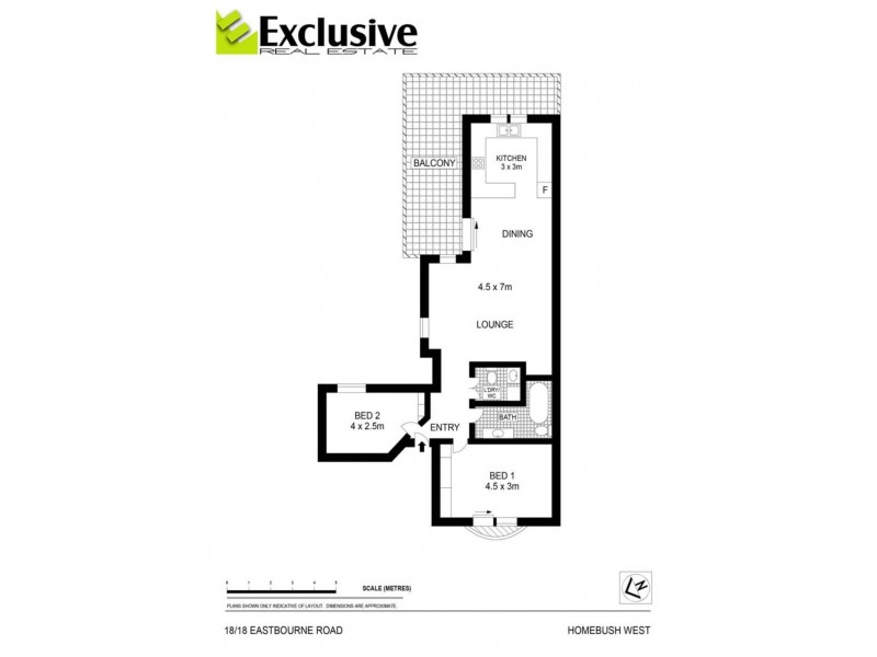 18/18 Eastbourne Road, Homebush West NSW 2140 Floorplan