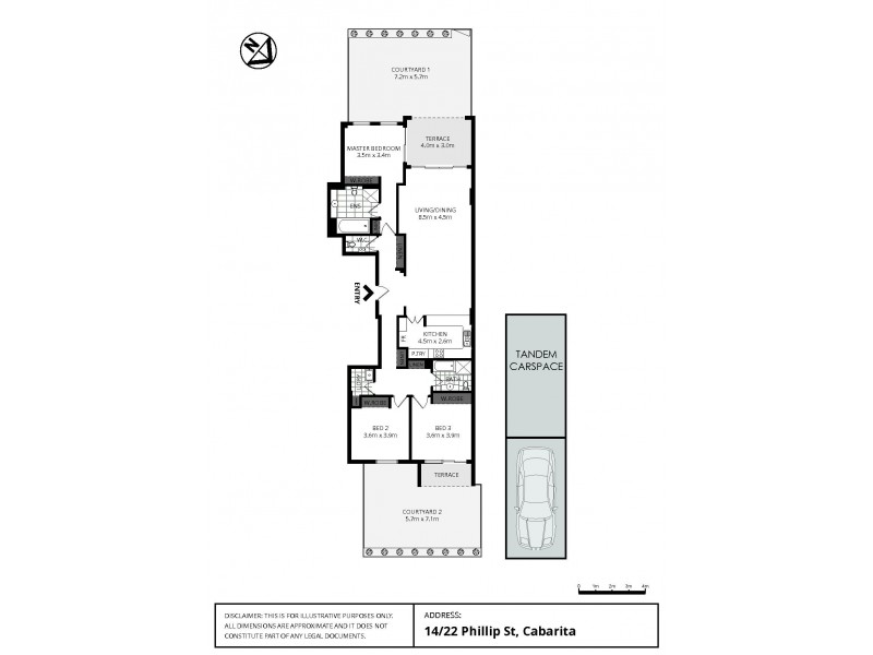 14/24 Phillips Street, Cabarita NSW 2137 Floorplan