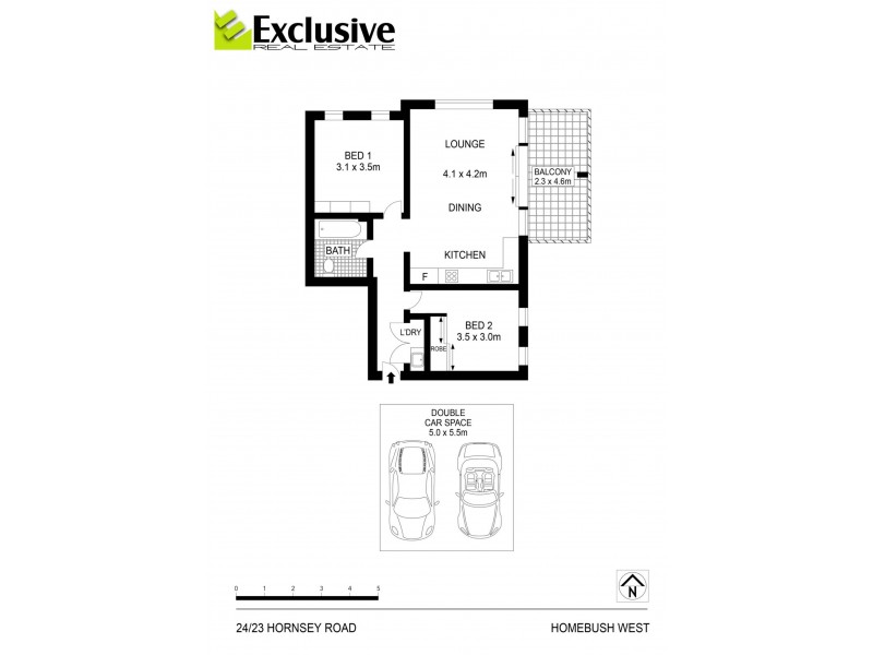 34/23-31 Hornsey Road, Homebush West NSW 2140 Floorplan