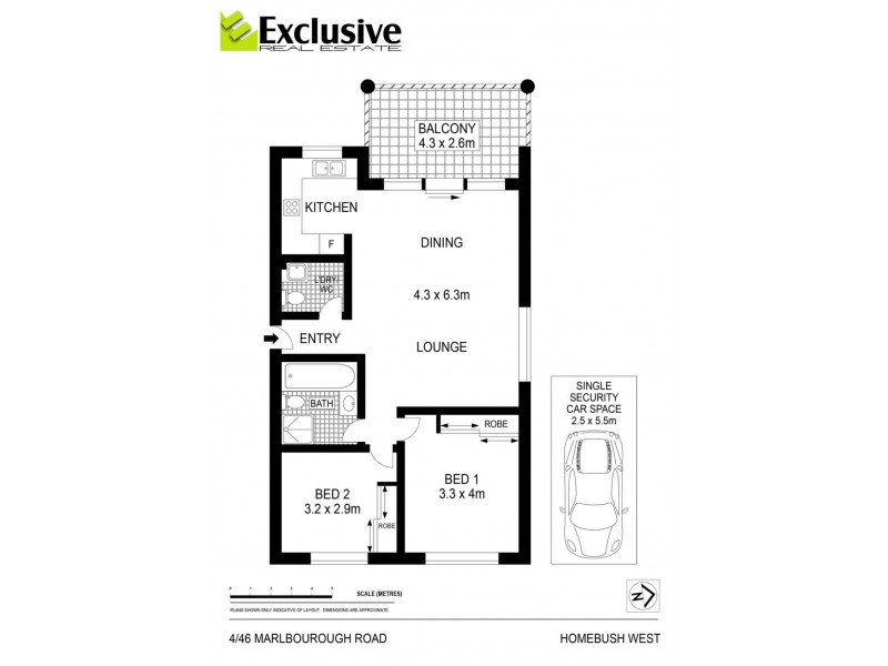 4/46-48 Marlborough Road, Homebush West NSW 2140 Floorplan