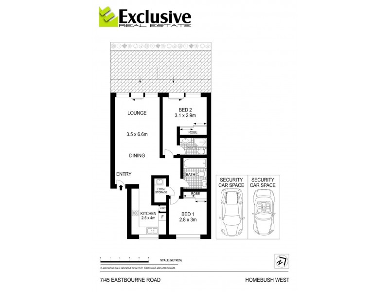 7/45 Eastbourne Road, Homebush West NSW 2140 Floorplan
