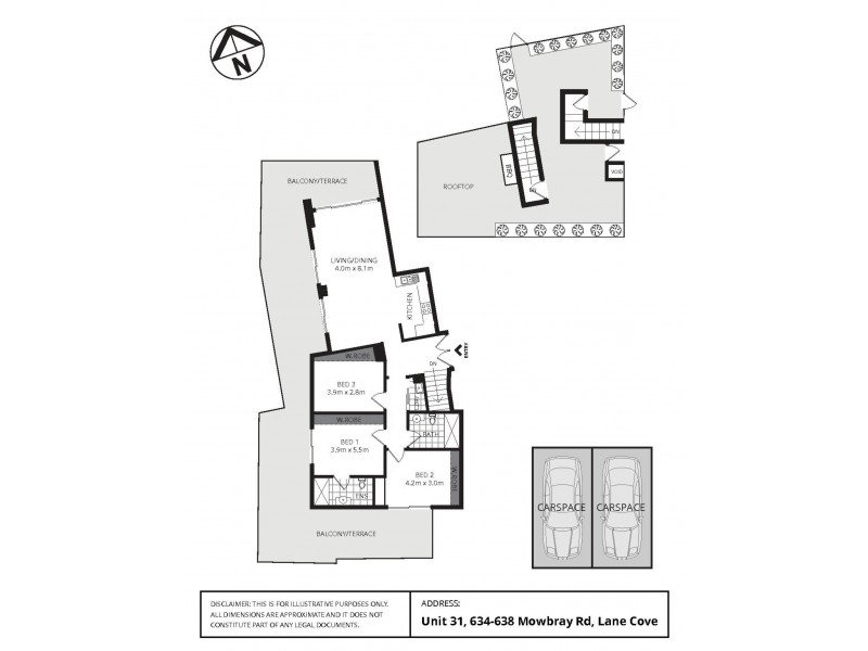 31/634 Mowbray Road, Lane Cove NSW 2066 Floorplan