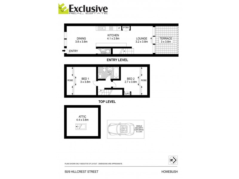 50/9-21 Hillcrest Street, Homebush NSW 2140 Floorplan