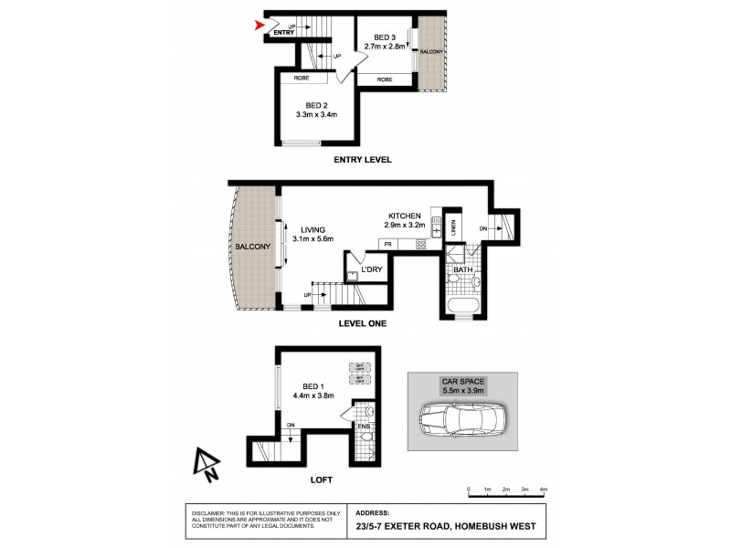 23/5 Exeter Road, Homebush West NSW 2140 Floorplan
