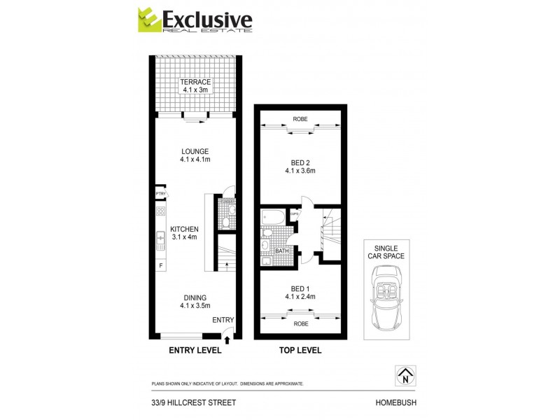 33/9 Hillcrest Street, Homebush NSW 2140 Floorplan