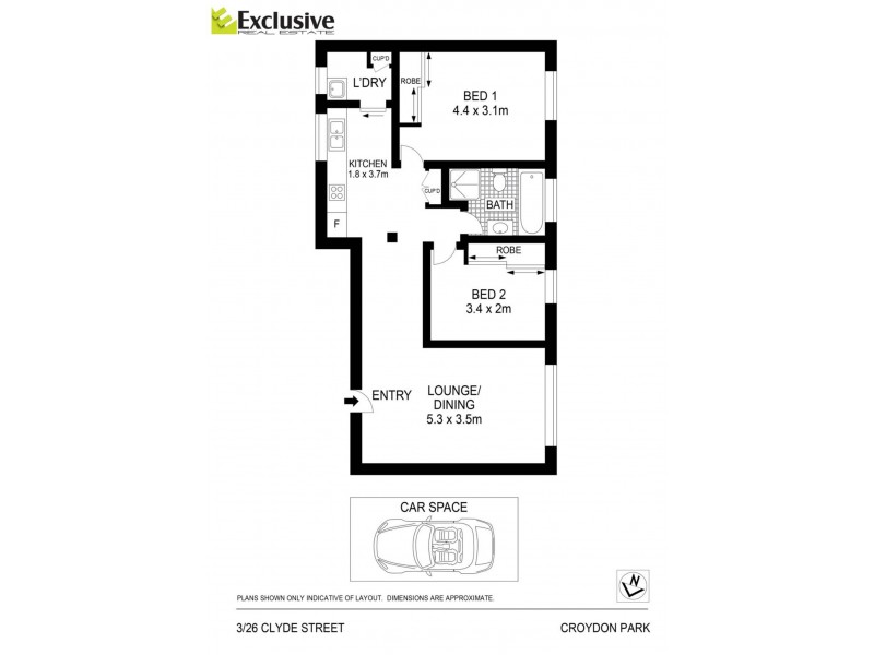 3/26 Clyde Street, Croydon Park NSW 2133 Floorplan