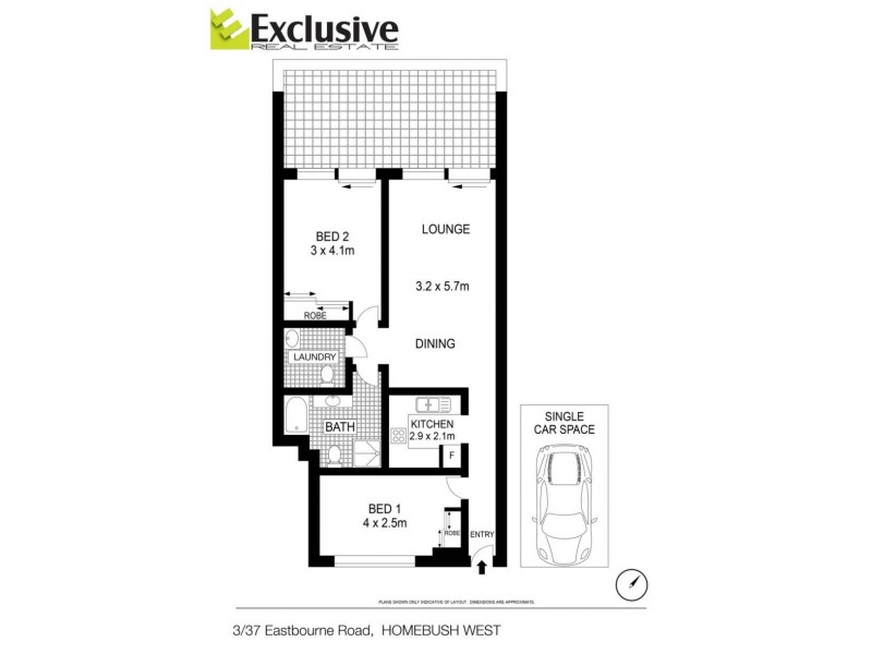 3/37 Eastbourne Road, Homebush West NSW 2140 Floorplan
