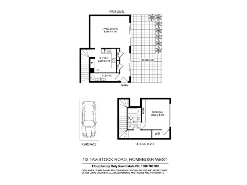 1/2 Tavistock Road, Homebush West NSW 2140 Floorplan