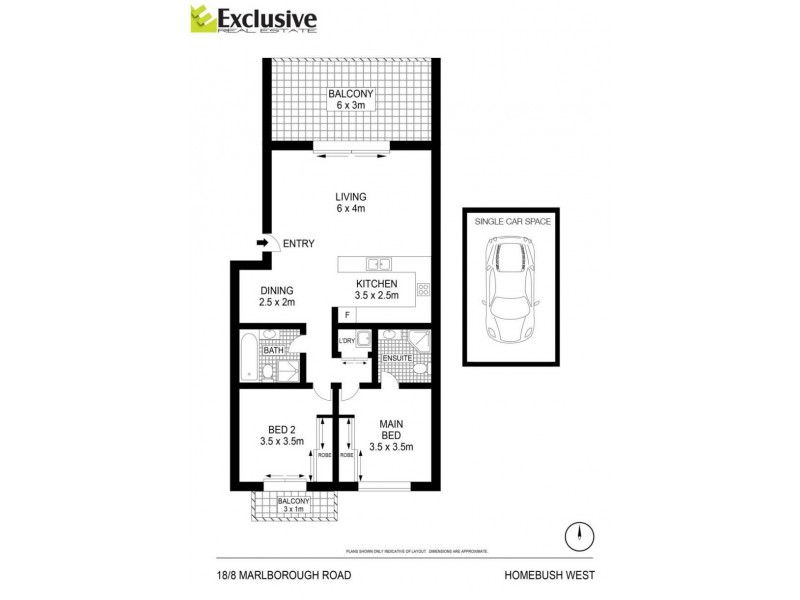 18/8-12 Marlborough Road, Homebush West NSW 2140 Floorplan