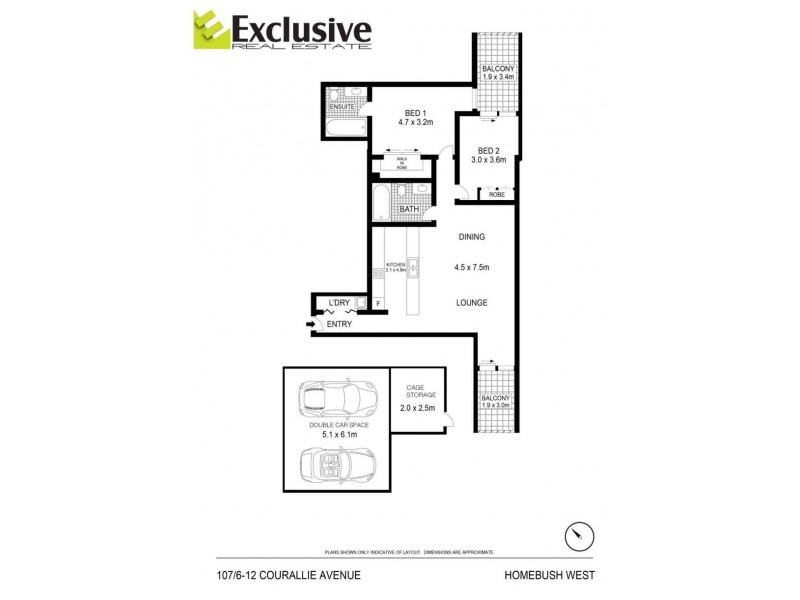 107/6-12 Courallie Avenue, Homebush West NSW 2140 Floorplan