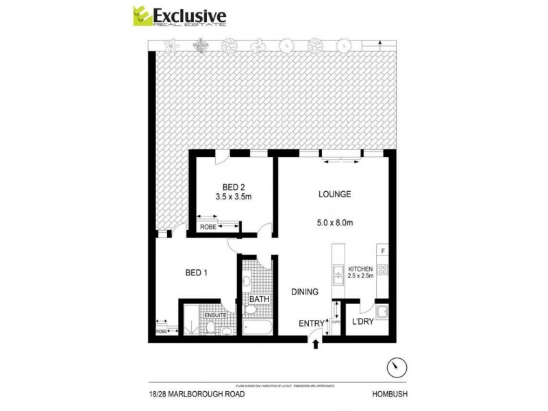 18/28 Marlborough Road, Homebush West NSW 2140 Floorplan