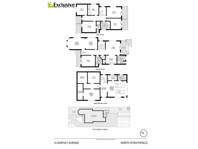 14 Shipley Avenue, North Strathfield NSW 2137 Floorplan