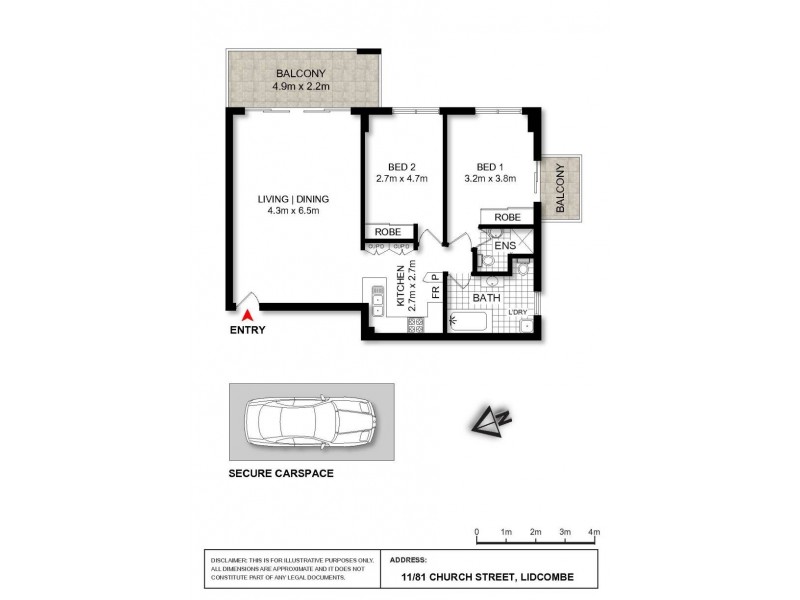 11/81 Church Street, Lidcombe NSW 2141 Floorplan