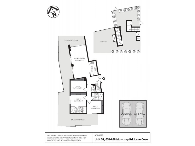 31/634 – 638 Mowbray Road, Lane Cove NSW 2066 Floorplan