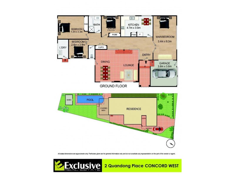 2 Quandong Place, Concord West NSW 2138 Floorplan