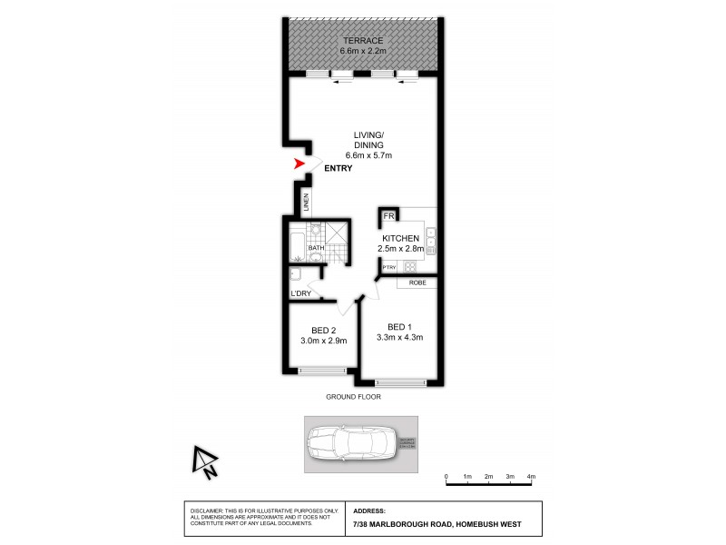 7/38 Marlborough Road, Homebush West NSW 2140 Floorplan