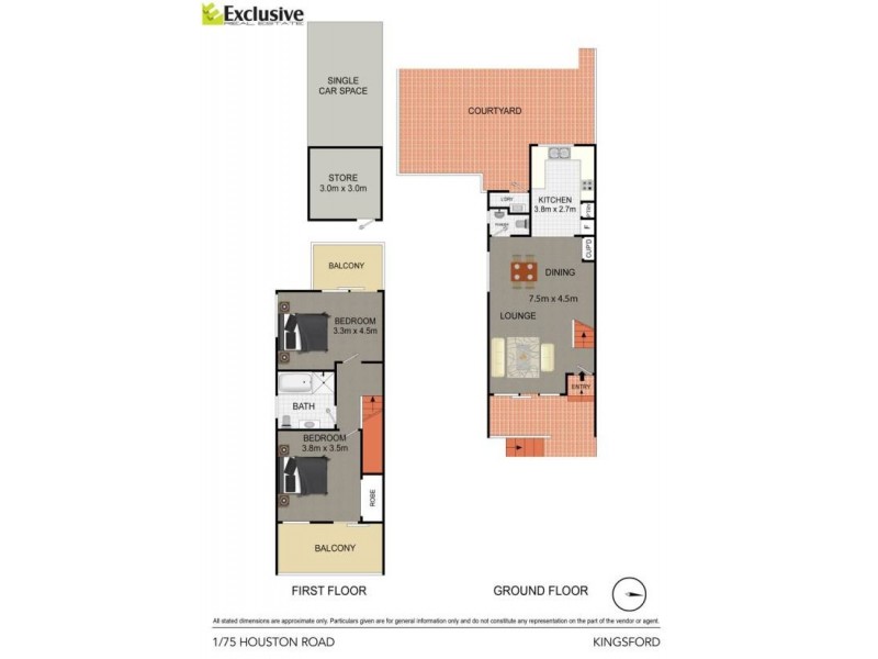 1/75 Houston Road, Kingsford NSW 2032 Floorplan