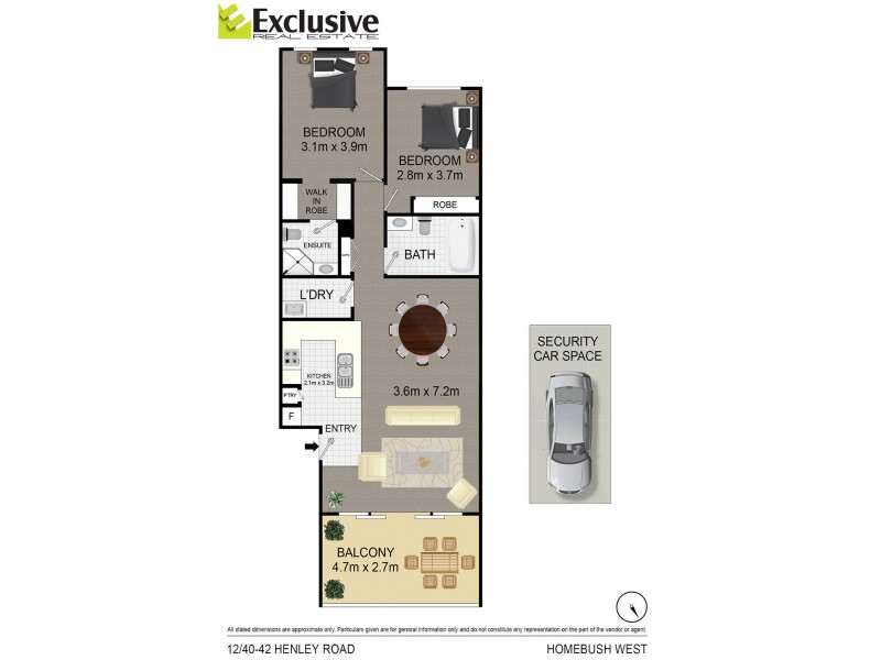12/40-42 Henley Road, Homebush West NSW 2140 Floorplan
