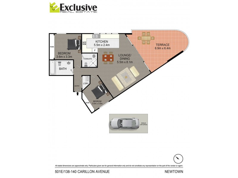 501e/138-140 Carillon Avenue, Newtown NSW 2042 Floorplan