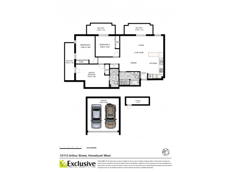 12/113-117 Arthur Street, Homebush West NSW 2140 Floorplan