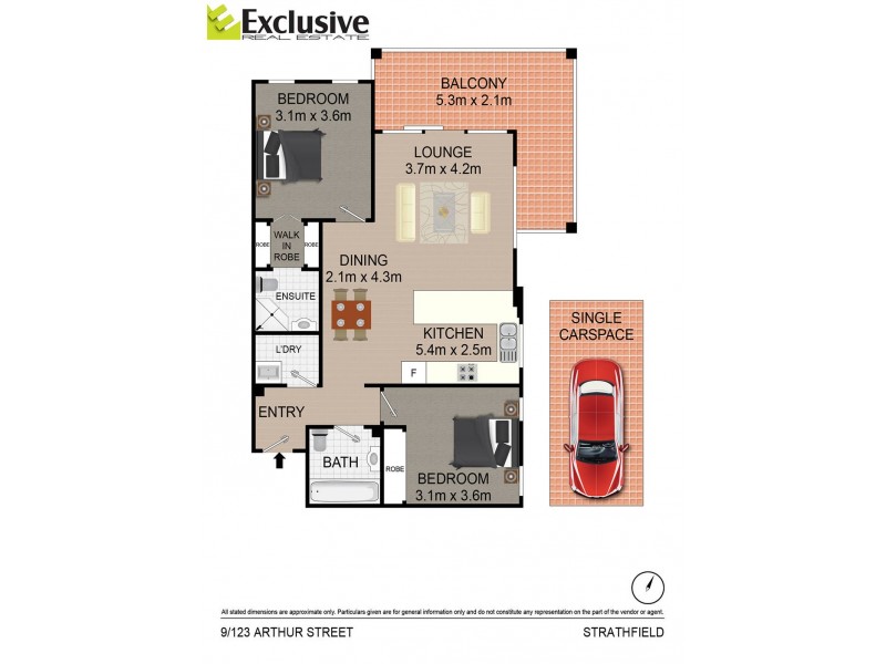 9/123 Arthur Street, Homebush West NSW 2140 Floorplan
