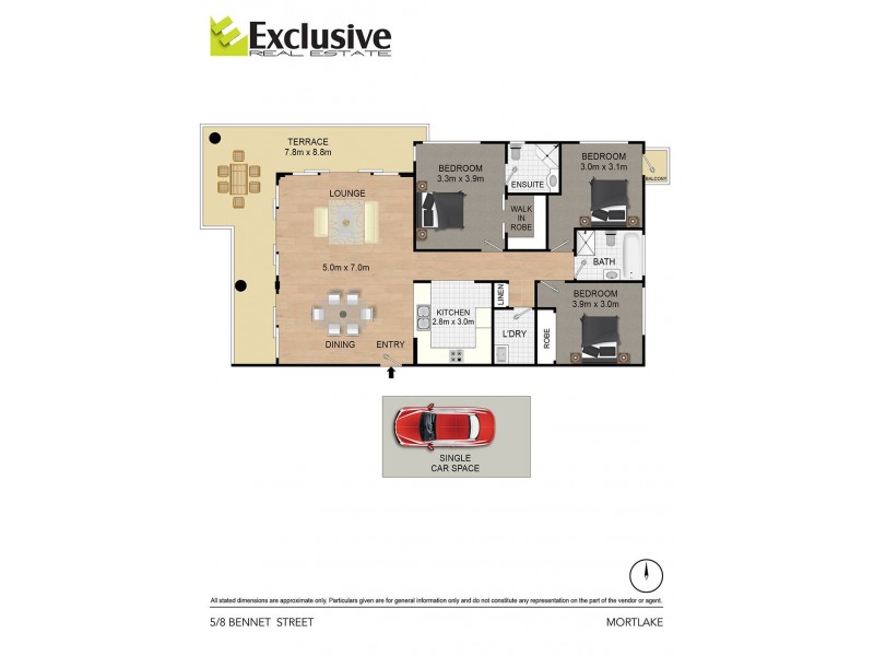 8 Bennett Street, Mortlake NSW 2137 Floorplan