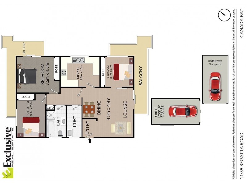 11/89 Regatta Avenue, Five Dock NSW 2046 Floorplan