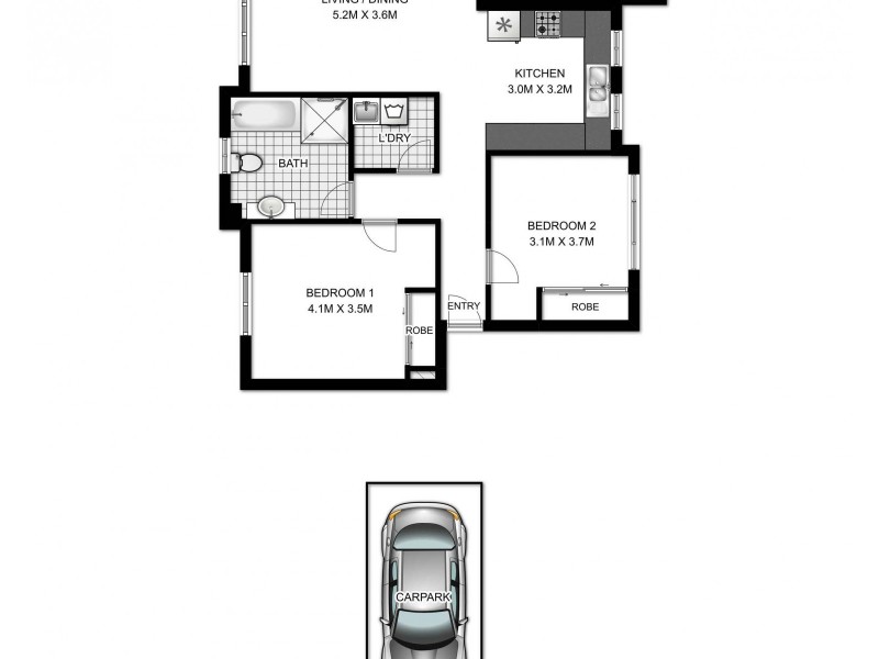 4/43 Hornsey Road, Homebush West NSW 2140 Floorplan