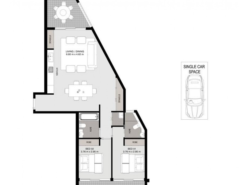 G01/19-23 Short Street, Homebush NSW 2140 Floorplan