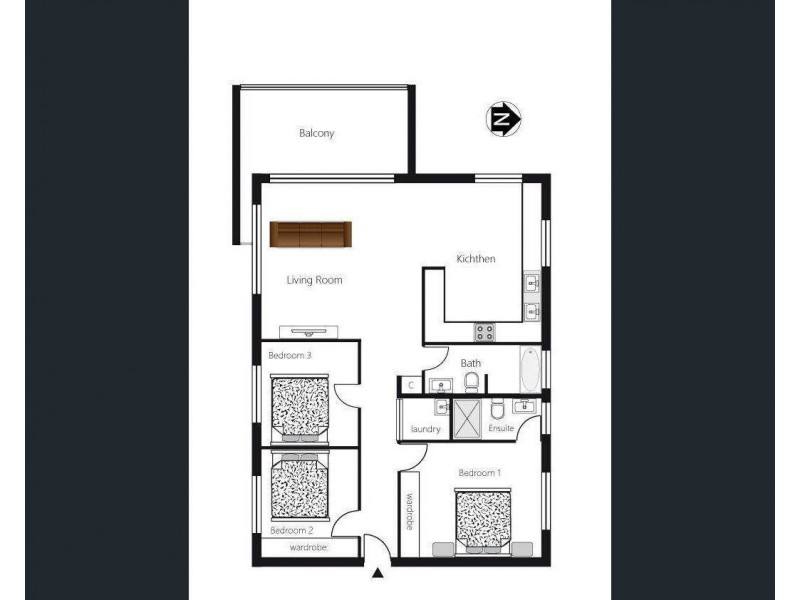 8/6 St Annes Street, Ryde NSW 2112 Floorplan