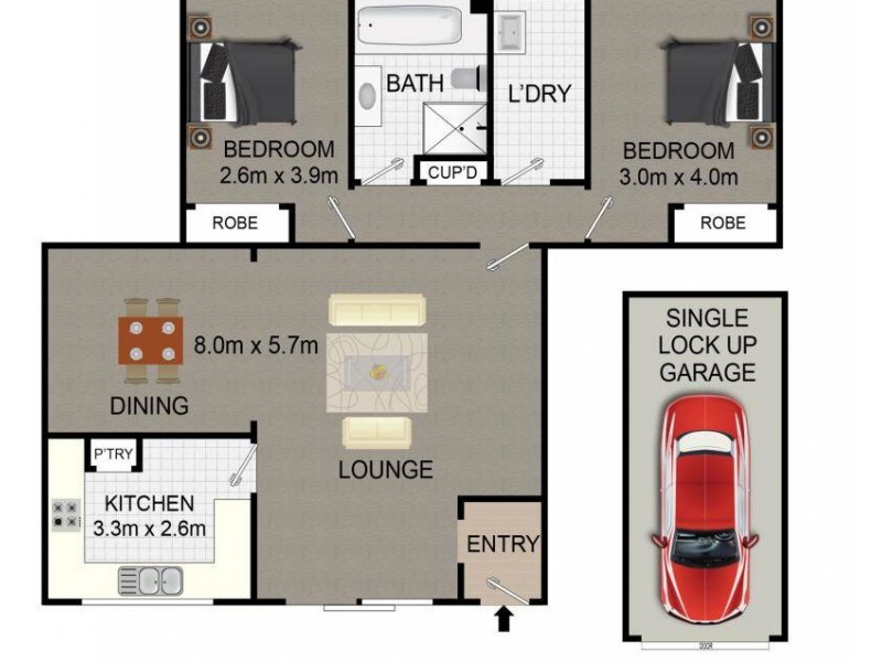 8/89-93 Regatta Road, Canada Bay NSW 2046 Floorplan