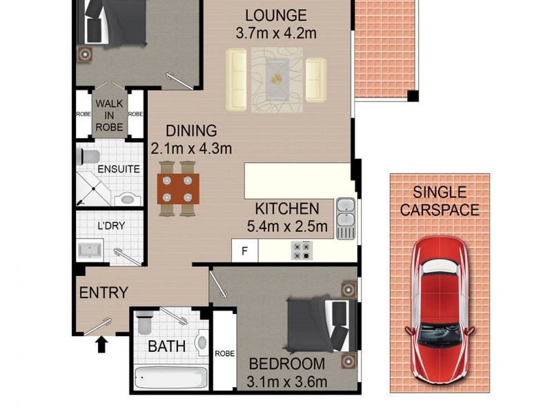 9/123 Arthur Street, Homebush West NSW 2140 Floorplan