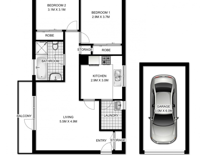 8/62 Oxford Street, Epping NSW 2121 Floorplan