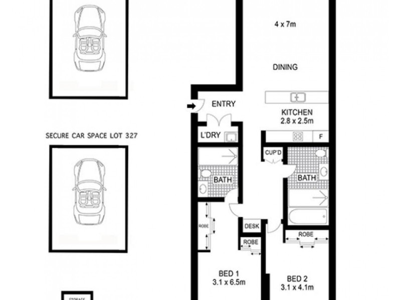 C605/8 Nuvolari Place, Wentworth Point NSW 2127 Floorplan