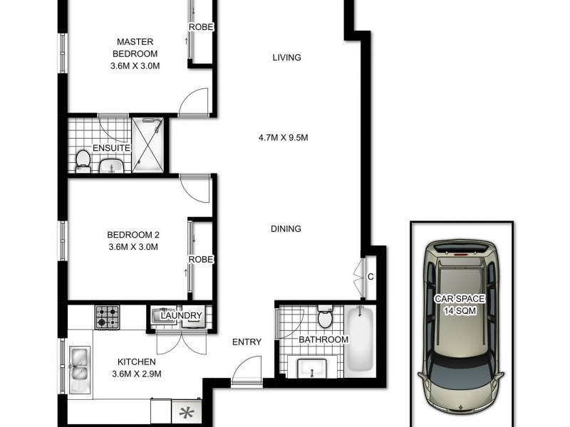 11/113-117 Arthur Street, Homebush West NSW 2140 Floorplan