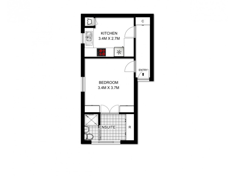 Level 1/1/22 Moonbie Street, Summer Hill NSW 2130 Floorplan