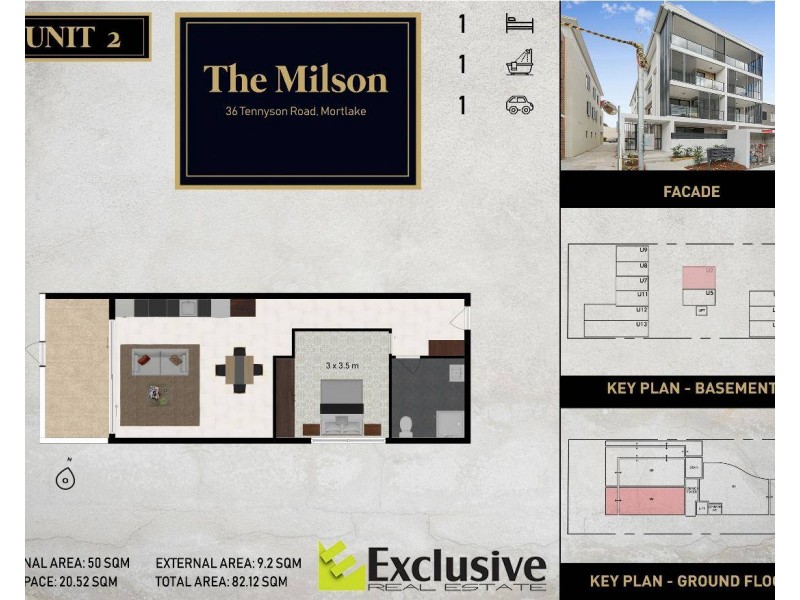 2/36 Tennyson Road, Mortlake NSW 2137 Floorplan