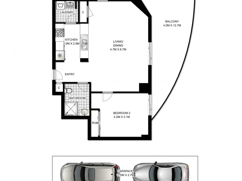 90/5-7 Beresford Road, Strathfield NSW 2135 Floorplan