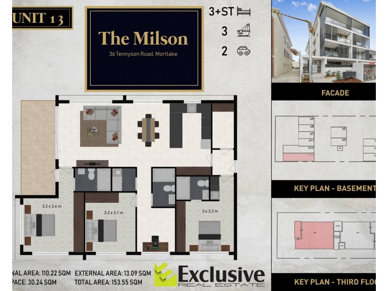13/36 Tennyson Road, Mortlake NSW 2137 Floorplan