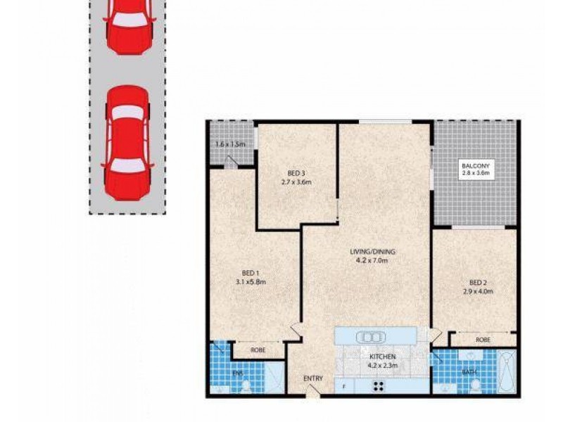 P505/81-86 Courallie Avenue, Homebush West NSW 2140 Floorplan