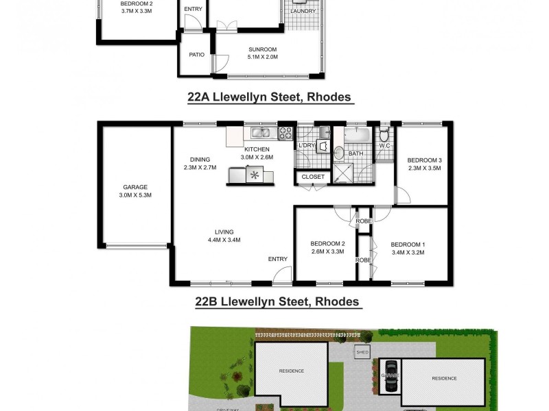 22b Llewellyn Street, Rhodes NSW 2138 Floorplan