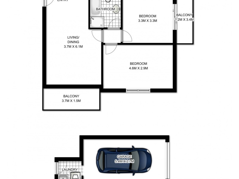 7/15 Duke Street, Kensington NSW 2033 Floorplan