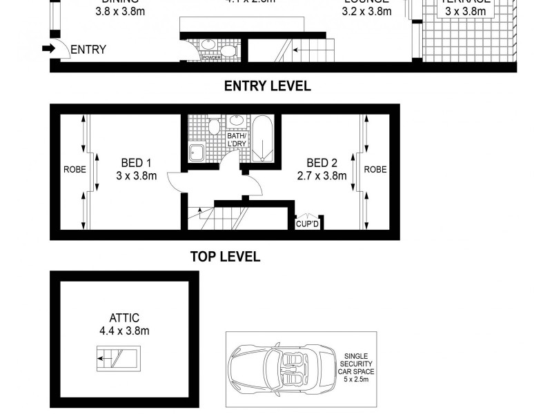 50/9-21 Hillcrest Street, Homebush NSW 2140 Floorplan